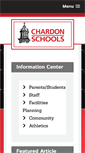 Mobile Screenshot of chardonschools.org